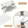image:imageSTORAGE MANIAC 2Tier Hanging Closet Organizer Fabric Storage Baskets with Hooks Closet Shelves for Dorm Room Apartment Bedroom Garment Rack amp Wardrobe IvoryIvory
