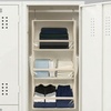 image:imageSTORAGE MANIAC 6Shelf Hanging Closet Organizer and Storage 2 Separable 3Shelf Haning Organizers for Closet Collapsible Hanging Shelves Wardrobe Organization College Dorm Room Nursery BeigeBeige