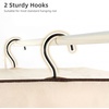 image:imageSTORAGE MANIAC Garment Bags for Hanging Clothes 57Inch Beige 2Pack  Hanging Garment Bags with Zipper Clear Window Dustproof Clothes Protector for Closet Storage Fits Long Dresses amp CoatsBeige