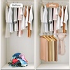 image:imageSTORAGE MANIAC Hanging Closet Rod Adjustable Width and Height Closet Hanging Organizer SpaceSaving Clothes Hanging Bar Closet Extender Hanging Rod Double Closet Hanging Rod 1 Pack Black1 Pack Chrome