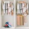 image:imageSTORAGE MANIAC Hanging Closet Rod Adjustable Width and Height Closet Hanging Organizer SpaceSaving Clothes Hanging Bar Closet Extender Hanging Rod Double Closet Hanging Rod 1 Pack Black1 Pack Black