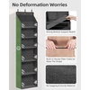 image:imageSTORAGE MANIAC Over the Door Organizer 6Shelf Closet Hanging Storage with 14 Mesh Pockets 66lbs Capacity Clear Deep Pockets Behind Door Storage for Nursery Bathroom Bedroom 1 Pack Oat BeigeBlack