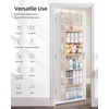 image:imageSTORAGE MANIAC Over the Door Organizer 6Shelf Closet Hanging Storage with 14 Mesh Pockets 66lbs Capacity Clear Deep Pockets Behind Door Storage for Nursery Bathroom Bedroom 1 Pack Oat BeigeOat Beige