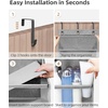 image:imageSTORAGE MANIAC Over the Door Organizer 6Shelf Closet Hanging Storage with 14 Mesh Pockets 66lbs Capacity Clear Deep Pockets Behind Door Storage for Nursery Bathroom Bedroom 1 Pack Oat BeigeGrey