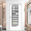 image:imageSTORAGE MANIAC Over the Door Shoe Organizer HeavyDuty Large Deep Pocket Hanging Shoe Organizer Shoe Rack Door Closet Shoe Organizer for Wall Dorm amp Narrow Door Storage Shoe Holder Grey 1 PackGrey