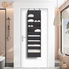 image:imageSTORAGE MANIAC Over the Door Shoe Organizer HeavyDuty Large Deep Pocket Hanging Shoe Organizer Shoe Rack Door Closet Shoe Organizer for Wall Dorm amp Narrow Door Storage Shoe Holder Grey 1 PackBlack