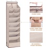 image:imageSTORAGE MANIAC Over the Door Shoe Organizer HeavyDuty Large Deep Pocket Hanging Shoe Organizer Shoe Rack Door Closet Shoe Organizer for Wall Dorm amp Narrow Door Storage Shoe Holder Grey 1 PackOat Beige