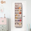 image:imageSTORAGE MANIAC Over the Door Shoe Organizer HeavyDuty Large Deep Pocket Hanging Shoe Organizer Shoe Rack Door Closet Shoe Organizer for Wall Dorm amp Narrow Door Storage Shoe Holder Grey 1 PackOat Beige