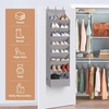 image:imageSTORAGE MANIAC Over the Door Shoe Organizer HeavyDuty Large Deep Pocket Hanging Shoe Organizer Shoe Rack Door Closet Shoe Organizer for Wall Dorm amp Narrow Door Storage Shoe Holder Grey 1 PackGrey