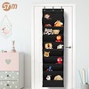 image:imageSTORAGE MANIAC Over the Door Shoe Organizer with Curtain Dustproof HeavyDuty Large Deep Pocket Hanging Shoe Organizer for Closet Dorm amp Narrow Door Storage Shoe Holder Shoe Rack 9Shelf Black 1 PackBlack