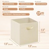 image:imageSTORAGE MANIAC Storage Cubes 11 Inch Collapsible Storage Bins with Handles 10 Pack Fabric Foldable Bins for Organization Durable Storage Bins for Closet Shelves Offices 10Pack GreyBeige4 Pack
