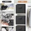 image:imageSTORAGE MANIAC Storage Cubes 11 Inch Collapsible Storage Bins with Handles 10 Pack Fabric Foldable Bins for Organization Durable Storage Bins for Closet Shelves Offices 10Pack GreyBlack6 Pack