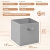 image:imageSTORAGE MANIAC Storage Cubes 11 Inch Collapsible Storage Bins with Handles 10 Pack Fabric Foldable Bins for Organization Durable Storage Bins for Closet Shelves Offices 10Pack GreyGrey6 Pack