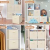 image:imageSTORAGE MANIAC Storage Cubes 11 Inch Collapsible Storage Bins with Handles 10 Pack Fabric Foldable Bins for Organization Durable Storage Bins for Closet Shelves Offices 10Pack GreyBeige4 Pack