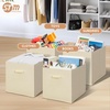 image:imageSTORAGE MANIAC Storage Cubes 11 Inch Collapsible Storage Bins with Handles 10 Pack Fabric Foldable Bins for Organization Durable Storage Bins for Closet Shelves Offices 10Pack GreyBeige10 Pack