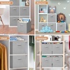image:imageSTORAGE MANIAC Storage Cubes 11 Inch Collapsible Storage Bins with Handles 10 Pack Fabric Foldable Bins for Organization Durable Storage Bins for Closet Shelves Offices 10Pack GreyGrey10 Pack
