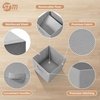 image:imageSTORAGE MANIAC Storage Cubes 11 Inch Collapsible Storage Bins with Handles 10 Pack Fabric Foldable Bins for Organization Durable Storage Bins for Closet Shelves Offices 10Pack GreyGrey8 Pack