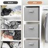 image:imageSTORAGE MANIAC Storage Cubes 11 Inch Collapsible Storage Bins with Handles 10 Pack Fabric Foldable Bins for Organization Durable Storage Bins for Closet Shelves Offices 10Pack GreyGrey10 Pack