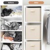 image:imageSTORAGE MANIAC Storage Cubes 11 Inch Collapsible Storage Bins with Handles 10 Pack Fabric Foldable Bins for Organization Durable Storage Bins for Closet Shelves Offices 10Pack GreyBeige4 Pack