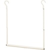 image:imageSTORAGE MANIAC Adjustable Closet Rod for Hanging Clothes 1 Pack White  Expandable 179297 HeavyDuty Metal Closet Hanging Rod with 9 Height Adjustments SpaceSaving Double Closet Organizer1 Pack White